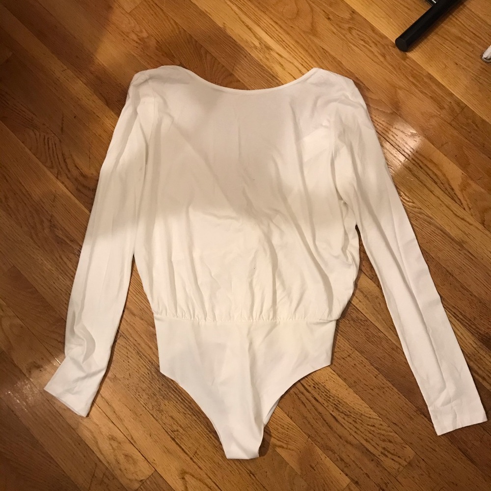 H&M Backless Long Sleeve Bodysuit